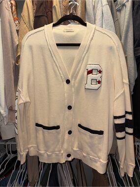 Free People Vagabond Varsity Cardigan